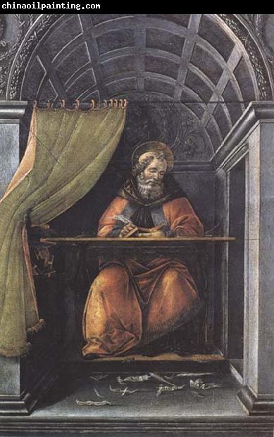 Sandro Botticelli St Augustine in his Study