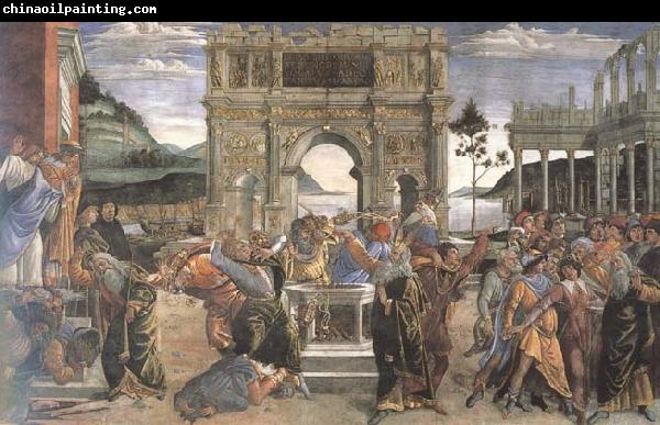 Sandro Botticelli Punishment of the Rebels