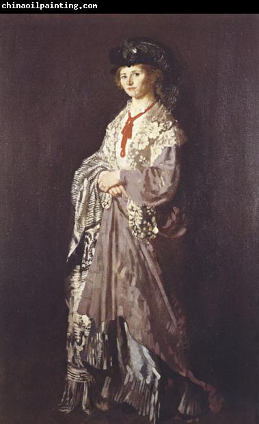 Sir William Orpen A Woman in Grey