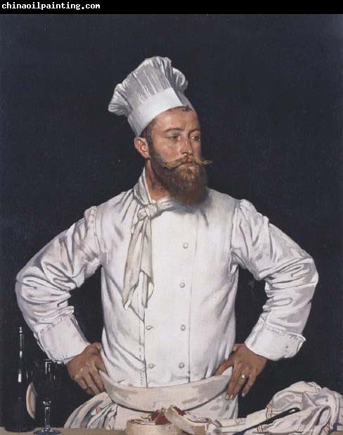 Sir William Orpen Le Chef de l Hotel Chatham