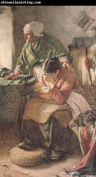 Walter Langley,RI But Men must work and Women must weep (mk46)