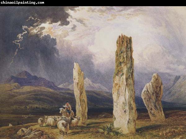 William Andrews Nesfield Druidical Temple at Tormore,isle of Arran (mk47)