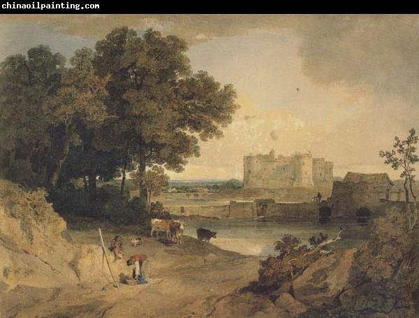 William Havell Carew Castle,Near Pembroke (mk47)