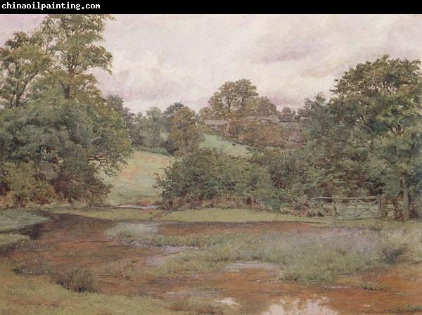 Wilmot Pilsbury,RWS Landscape in Leicestershire (mk46)