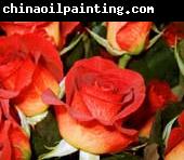 unknow artist Realistic Red Roses