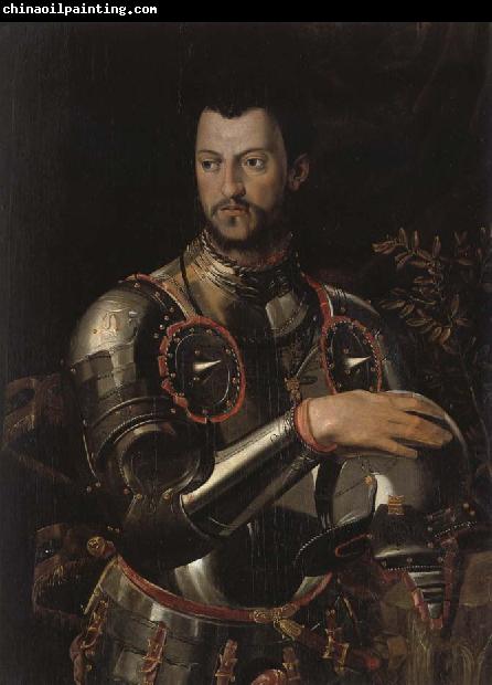 ALLORI Alessandro Cosimo I dressed in a portrait of Qingqi Breastplate