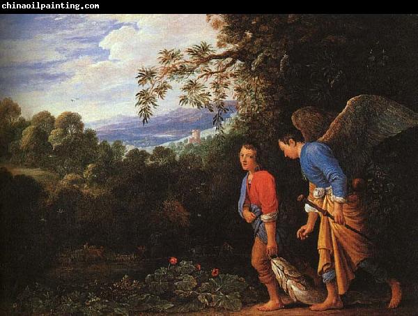 Adam Elsheimer Copy after the lost large Tobias and the Angel