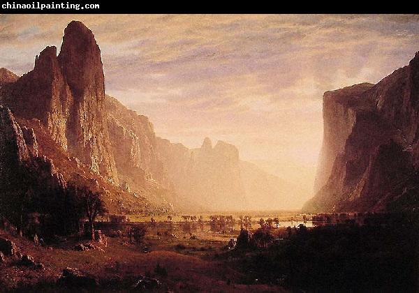 Albert Bierstadt Albert Bierstadt Looking Down Yosemite Valley