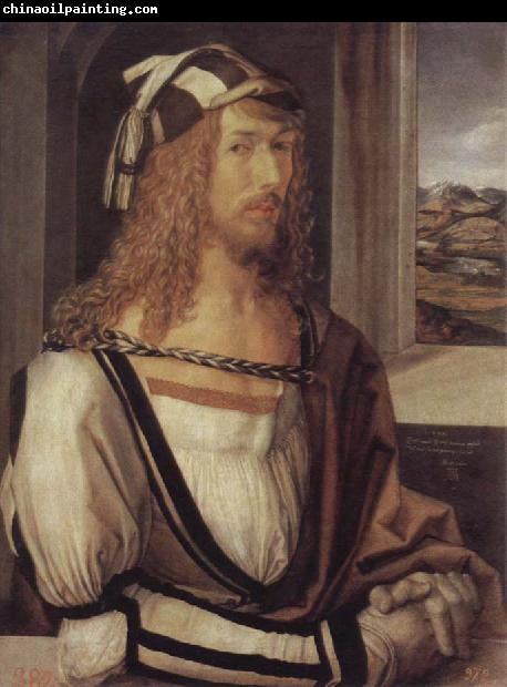 Albrecht Durer self portrait with gloves