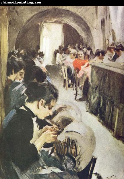 Anders Zorn spetsknypplerskor