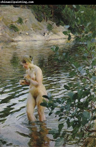 Anders Zorn huttrande flicka