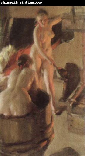 Anders Zorn girls from dalarna having a bath