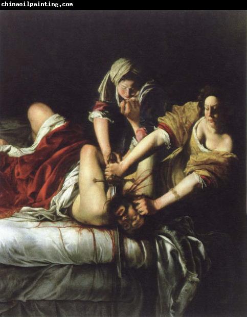 Artemisia  Gentileschi judith beheading holofernes