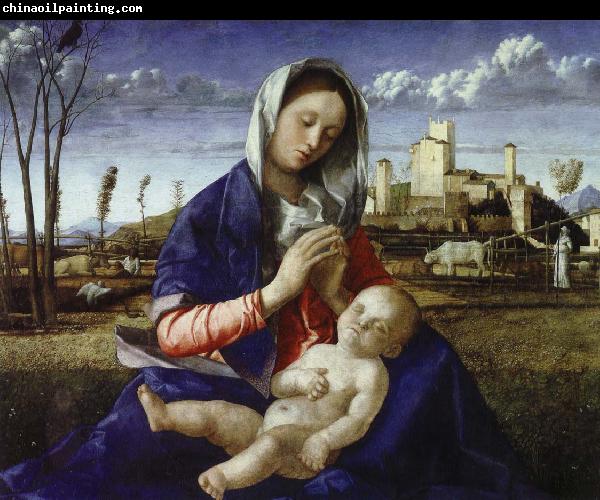 BELLINI, Giovanni angens madonna