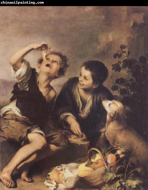 Bartolome Esteban Murillo The Pie Eaters