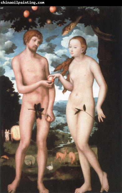 CRANACH, Lucas the Elder adam and eve