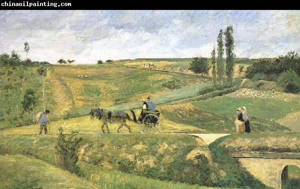 Camille Pissarro Pang plans scenery Schwarz