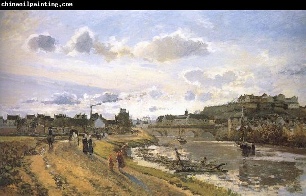 Camille Pissarro Pang plans raft Schwarz