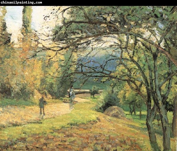 Camille Pissarro Pang plans scenery Schwarz