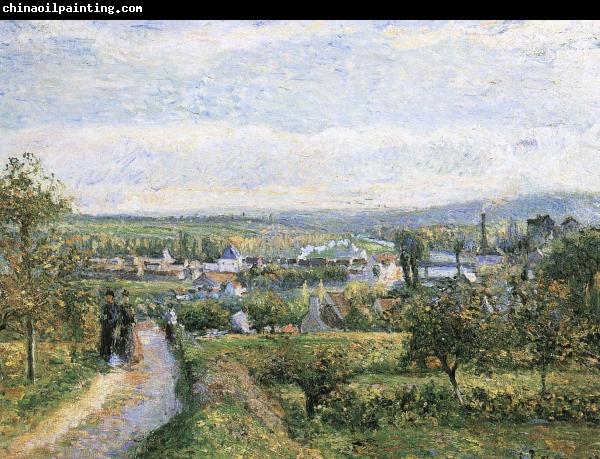 Camille Pissarro Pang plans scenery Schwarz