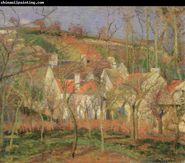 Camille Pissarro the red roofs