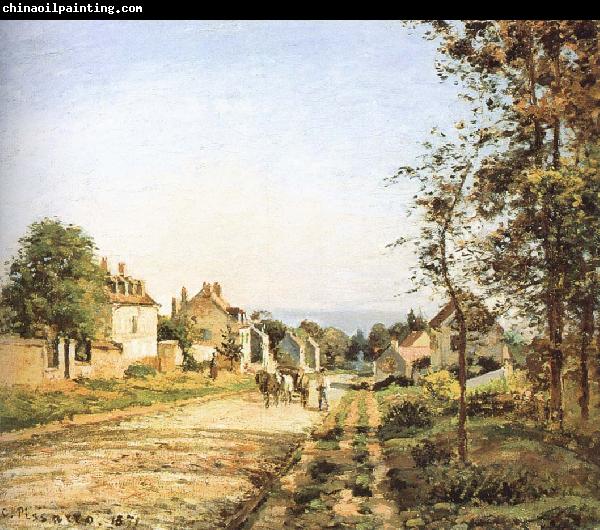 Camille Pissarro Under the sun Versailles Road