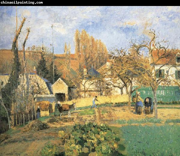 Camille Pissarro Pang plans Schwarz garden