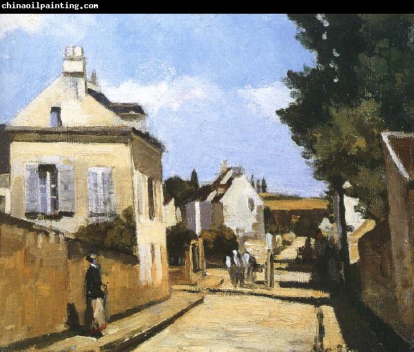 Camille Pissarro Pang Schwarz street map