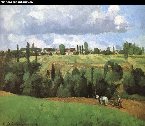 Camille Pissarro Pang plans scenery Schwarz