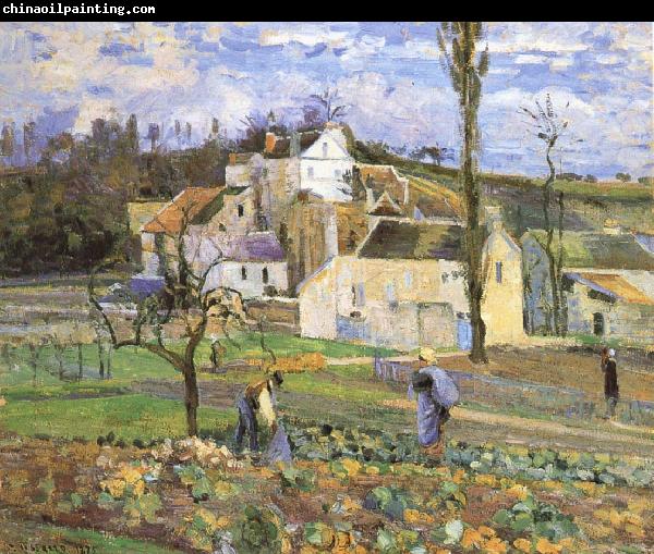 Camille Pissarro Cabbage harvest