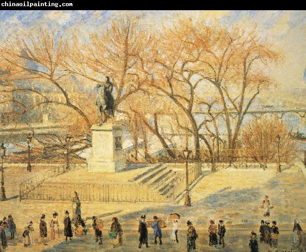 Camille Pissarro The statue of the morning sun