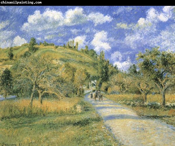 Camille Pissarro Road and hills