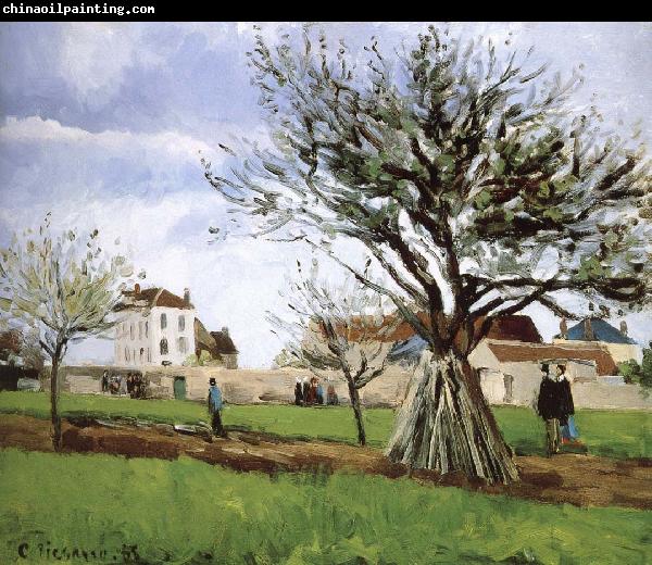 Camille Pissarro Pang map of apple Schwarz