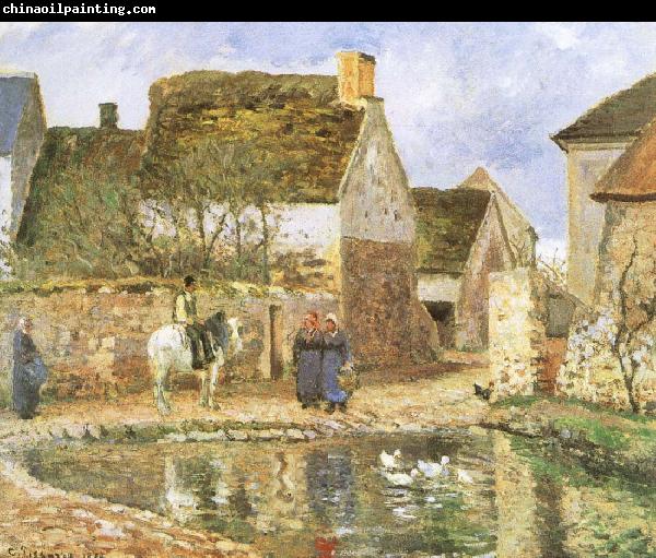 Camille Pissarro Duck pond