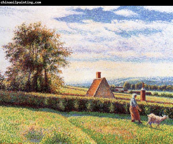 Camille Pissarro Women and the sheep