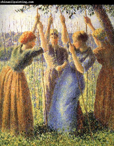 Camille Pissarro Planting scenes