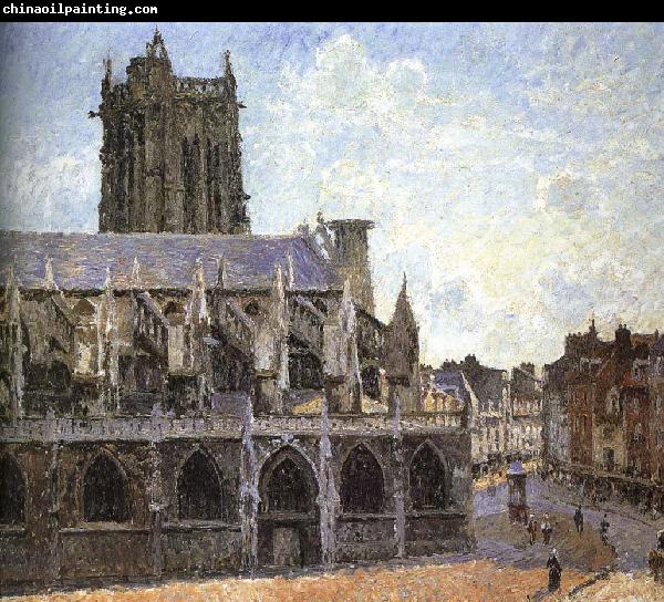 Camille Pissarro Church under the sun