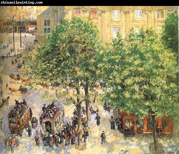 Camille Pissarro Paris spring sunshine streetscape