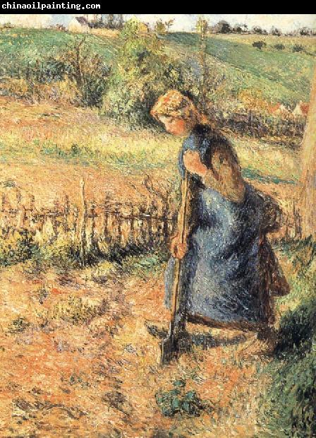 Camille Pissarro The collection of hay farmer