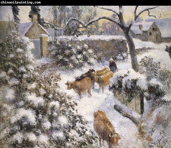 Camille Pissarro Snow