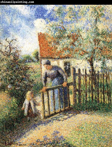 Camille Pissarro Mothers and children in the garden