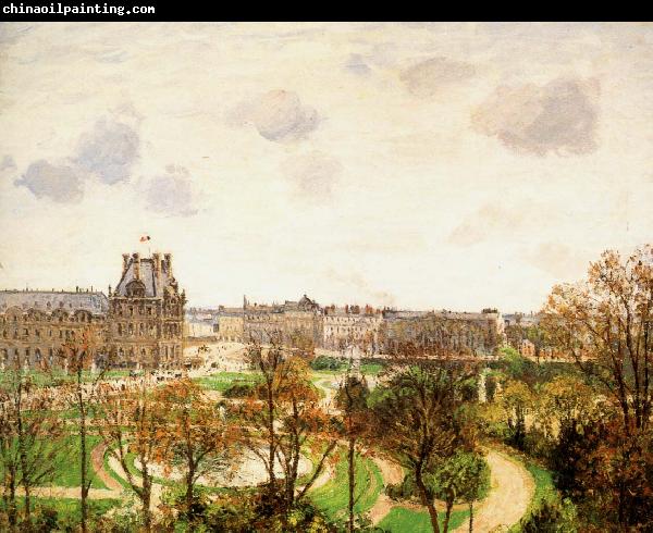 Camille Pissarro Cloudy garden