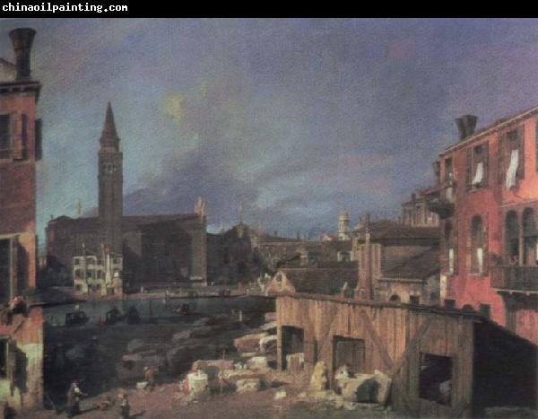 Canaletto the stonemason s yard