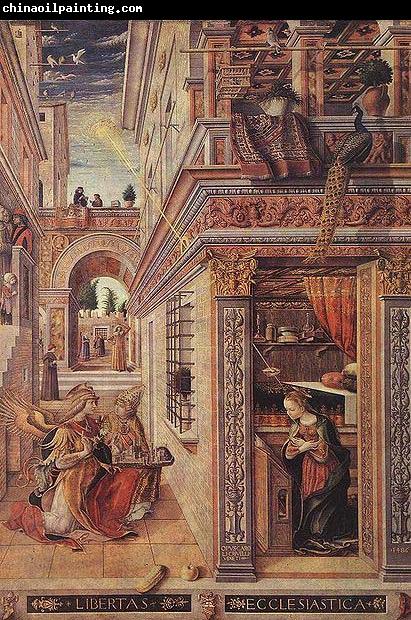 Carlo Crivelli Annunciation with St. Emidius