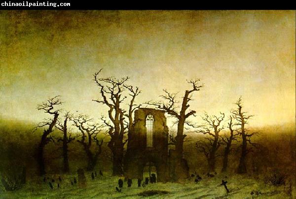 Caspar David Friedrich The Abbey in the Oakwood