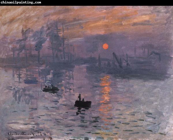 Claude Monet impression,sunrise