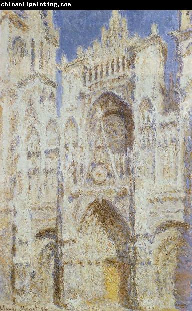 Claude Monet The sun of the main entrance of the Rouen Cathedral