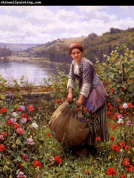 Daniel Ridgeway Knight The Grass Cutter