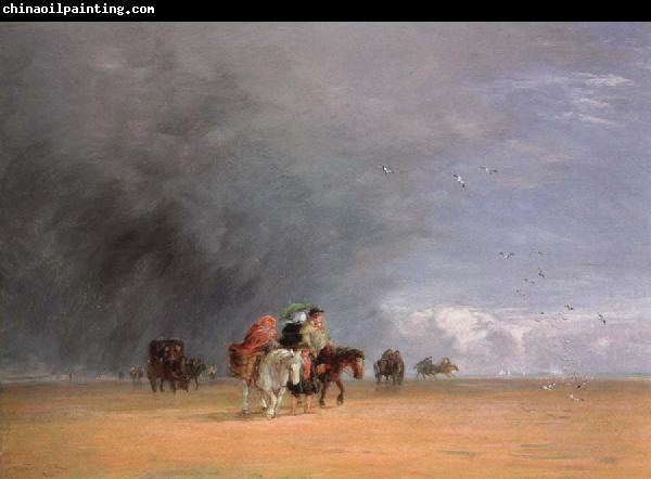 David Cox crossing the sands