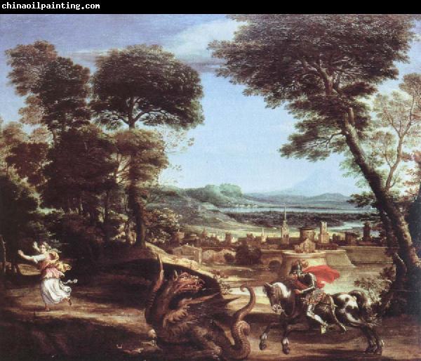 Domenichino st.george killing the dragon